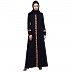 Wholesale abayas/burqas - Front open abaya with embroidery work